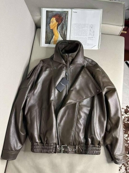 Кожаная куртка Yves Saint Laurent Артикул BMS-135695. Вид 1