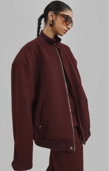  Бомбер ARLEY - BURGUNDY   Артикул BMS-135789. Вид 2
