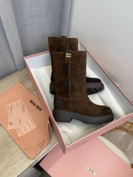 Полусапожки  Miu Miu Артикул BMS-136100. Вид 1
