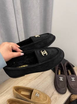 Меховые лоферы Chanel Артикул BMS-136482. Вид 2