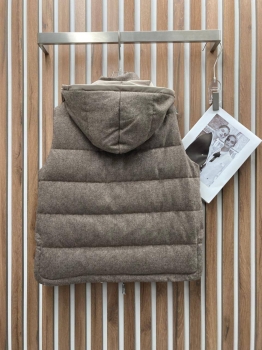 Жилет двухсторонний Brunello Cucinelli Артикул BMS-136568. Вид 3