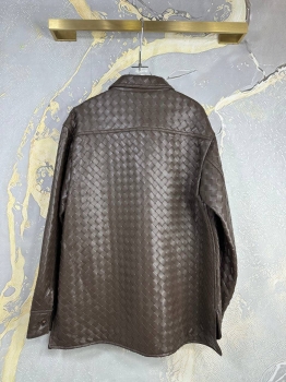 Кожаная рубашка  Bottega Veneta Артикул BMS-136616. Вид 2