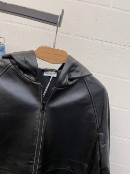 Кожаная куртка Brunello Cucinelli Артикул BMS-136801. Вид 3