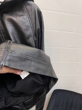 Кожаная куртка Brunello Cucinelli Артикул BMS-136801. Вид 5