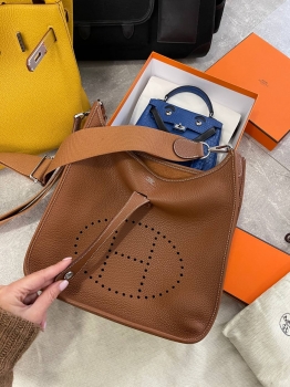  Сумка женская Evelyne 29 cm Clemence leather Hermes Артикул BMS-136853. Вид 1