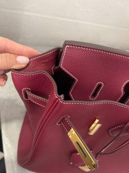 Сумка женская Birkin, 35 cm GHW Hermes Артикул BMS-136854. Вид 3