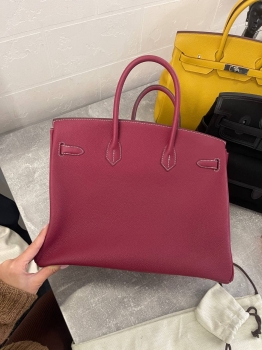 Сумка женская Birkin, 35 cm GHW Hermes Артикул BMS-136854. Вид 8
