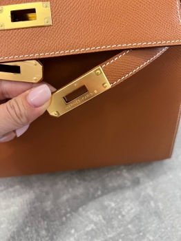 Сумка женская Kelly, 28, GHW Epsom leather Hermes Артикул BMS-136913. Вид 8