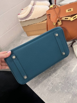 Сумка женская  Birkin 30, PHW Togo   Hermes Артикул BMS-136914. Вид 7