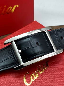 Ремень из кожи крокодила  Cartier Артикул BMS-136975. Вид 2