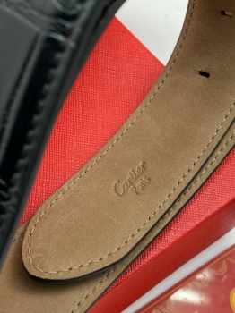 Ремень из кожи крокодила  Cartier Артикул BMS-136975. Вид 5