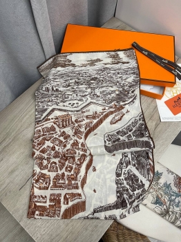 Платок  Hermes Артикул BMS-137354. Вид 2