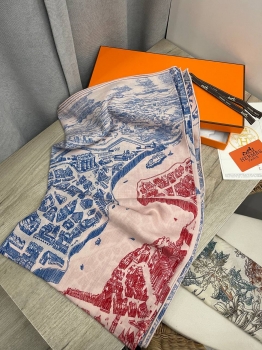 Платок  Hermes Артикул BMS-137353. Вид 2