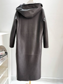 Двухсторонняя дубленка Brunello Cucinelli Артикул BMS-137438. Вид 4
