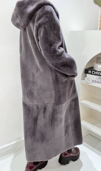 Двухсторонняя дубленка Brunello Cucinelli Артикул BMS-137438. Вид 6