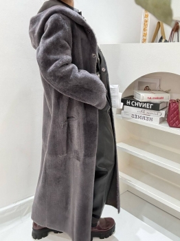 Двухсторонняя дубленка Brunello Cucinelli Артикул BMS-137438. Вид 7