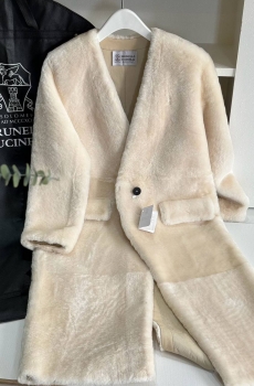 Меховое пальто Brunello Cucinelli Артикул BMS-137791. Вид 3