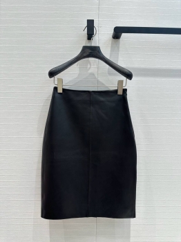 Кожаная юбка  Prada Артикул BMS-137833. Вид 1