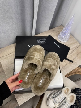 Меховые тапочки Chanel Артикул BMS-137983. Вид 4