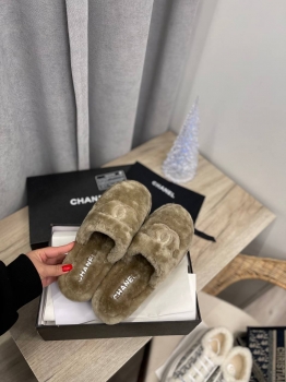 Меховые тапочки Chanel Артикул BMS-137983. Вид 5