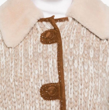 Вязаное пальто Ermanno Scervino Артикул BMS-138102. Вид 2