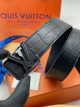 Ремень из кожи крокодила Louis Vuitton Артикул BMS-138193. Вид 2