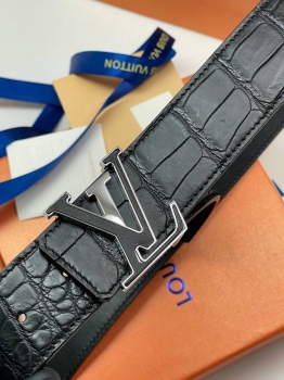 Ремень из кожи крокодила Louis Vuitton Артикул BMS-138193. Вид 4