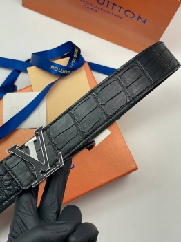 Ремень из кожи крокодила Louis Vuitton Артикул BMS-138193. Вид 5