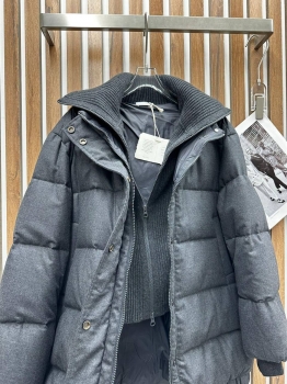 Пуховик  Brunello Cucinelli Артикул BMS-138370. Вид 3