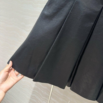Кожаная юбка Miu Miu Артикул BMS-138408. Вид 3