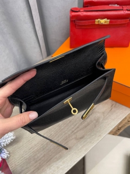 Сумка женская Pochette,  Lezard Natura Hermes Артикул BMS-138580. Вид 3