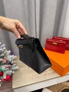 Сумка женская Pochette,  Lezard Natura Hermes Артикул BMS-138580. Вид 5
