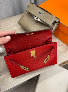 Сумка женская Pochette,  Lezard Natura Hermes Артикул BMS-138579. Вид 5