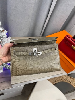 Сумка женская Pochette,  Lezard Natura Hermes Артикул BMS-138577. Вид 2