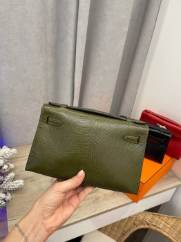 Сумка женская Pochette,  Lezard Natura Hermes Артикул BMS-138574. Вид 3