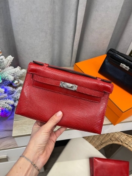 Сумка женская Pochette,  Lezard Natura Hermes Артикул BMS-138578. Вид 1
