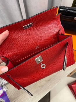 Сумка женская Pochette,  Lezard Natura Hermes Артикул BMS-138578. Вид 3