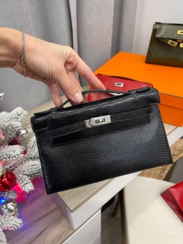 Сумка женская Pochette,  Lezard Natura Hermes Артикул BMS-138576. Вид 1