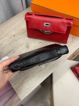 Сумка женская Pochette,  Lezard Natura Hermes Артикул BMS-138576. Вид 4