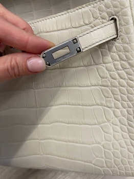 Сумка женская Kelly, 25  Crocodile Alligator Mat Hermes Артикул BMS-138586. Вид 7