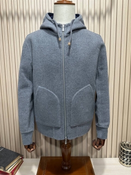 Двухсторонняя куртка Brunello Cucinelli Артикул BMS-138937. Вид 1