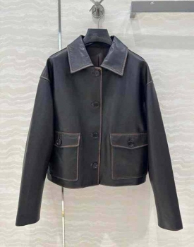 Кожаная куртка Loewe Артикул BMS-138950. Вид 1