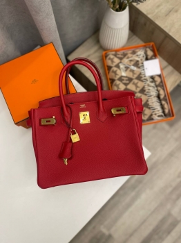 Сумка женская Birkin, 30, GHW Hermes Артикул BMS-139068. Вид 1