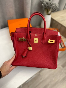 Сумка женская Birkin, 30, GHW Hermes Артикул BMS-139068. Вид 3