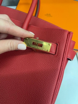 Сумка женская Birkin, 30, GHW Hermes Артикул BMS-139068. Вид 6