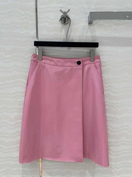 Кожаная  юбка Miu Miu Артикул BMS-139208. Вид 2