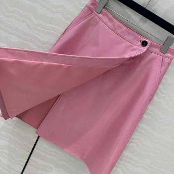 Кожаная  юбка Miu Miu Артикул BMS-139208. Вид 4