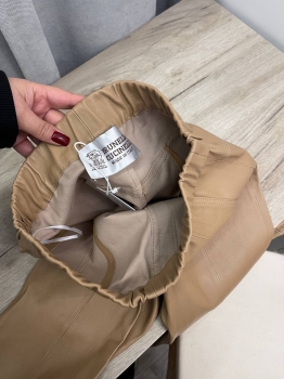 Кожаные брюки  Brunello Cucinelli Артикул BMS-139214. Вид 4