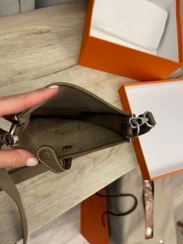  Сумка женская  Evelyne mini Hermes Артикул BMS-139365. Вид 3