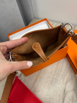  Сумка женская  Evelyne mini Hermes Артикул BMS-139361. Вид 4